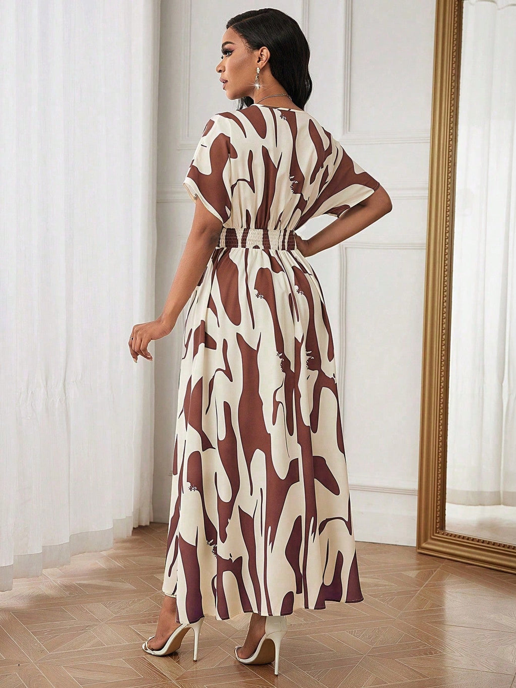 WesternStitch  GEO PRINTED MAXI DRESS WesternStitch